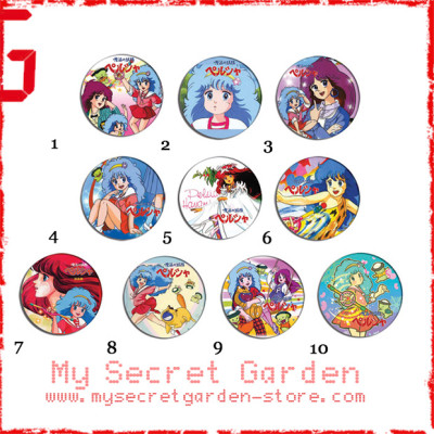 Persia The Magic Fairy 魔法の妖精 ペルシャ Anime Pinback Button Badge Set ( or Hair Ties / 4.4 cm Badge / Magnet / Keychain Set )